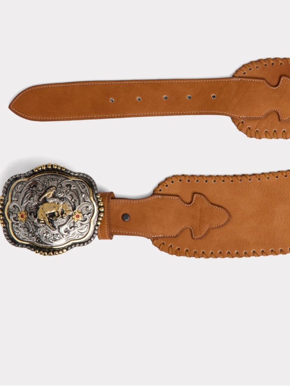 Lucchese TROPHY BUCKLE BELT - NWT - L - Picture 2 of 16